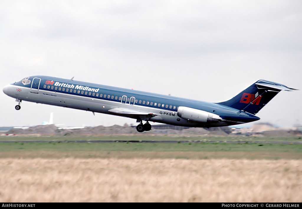 Aircraft Photo of G-PKBM | McDonnell Douglas DC-9-32 | British Midland Airways - BMA | AirHistory.net #115766