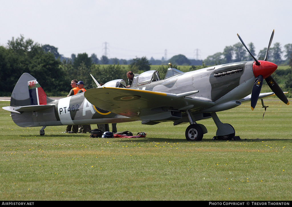 Aircraft Photo of G-CTIX / PT462 | Supermarine 509 Spitfire T9 | UK - Air Force | AirHistory.net #115774