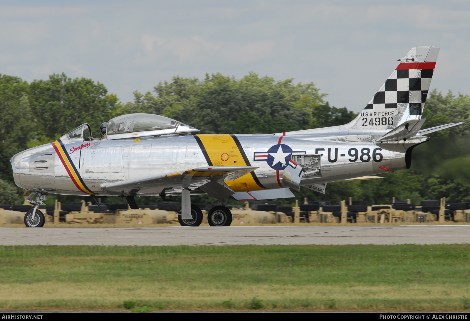 Aircraft Photo of N188RL / NX188RL / 24986 | North American F-86F Sabre | USA - Air Force | AirHistory.net #115780