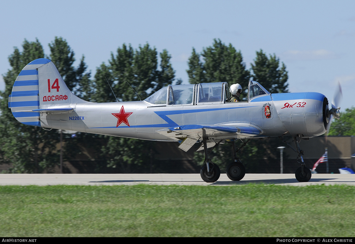 Aircraft Photo of N2207X / 14 red | Yakovlev Yak-52 | Soviet Union - DOSAAF | AirHistory.net #115823