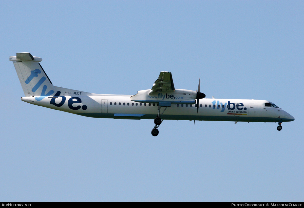 Aircraft Photo of G-JEDT | Bombardier DHC-8-402 Dash 8 | Flybe - British European | AirHistory.net #115845