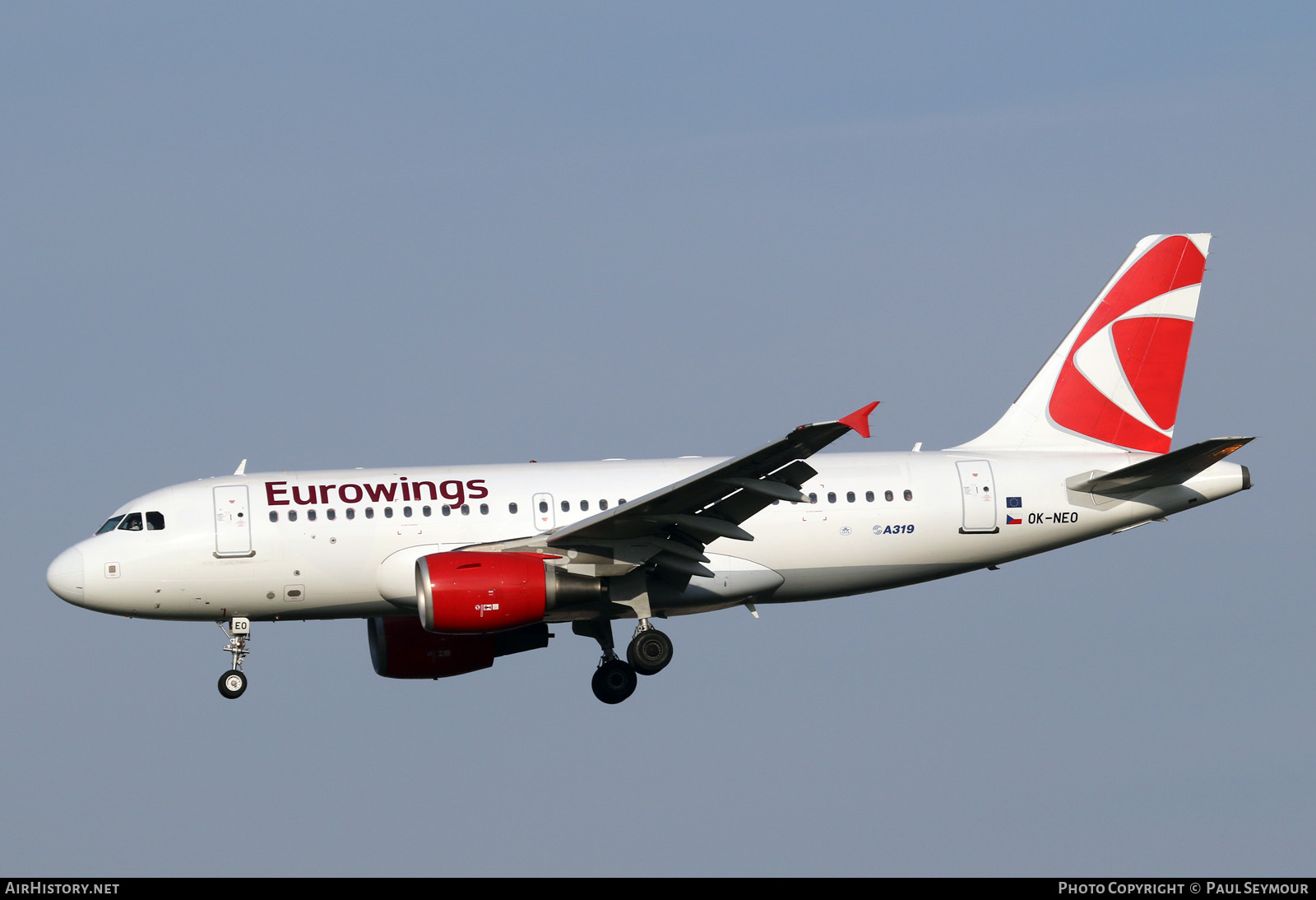 Aircraft Photo of OK-NEO | Airbus A319-112 | Eurowings | AirHistory.net #115898