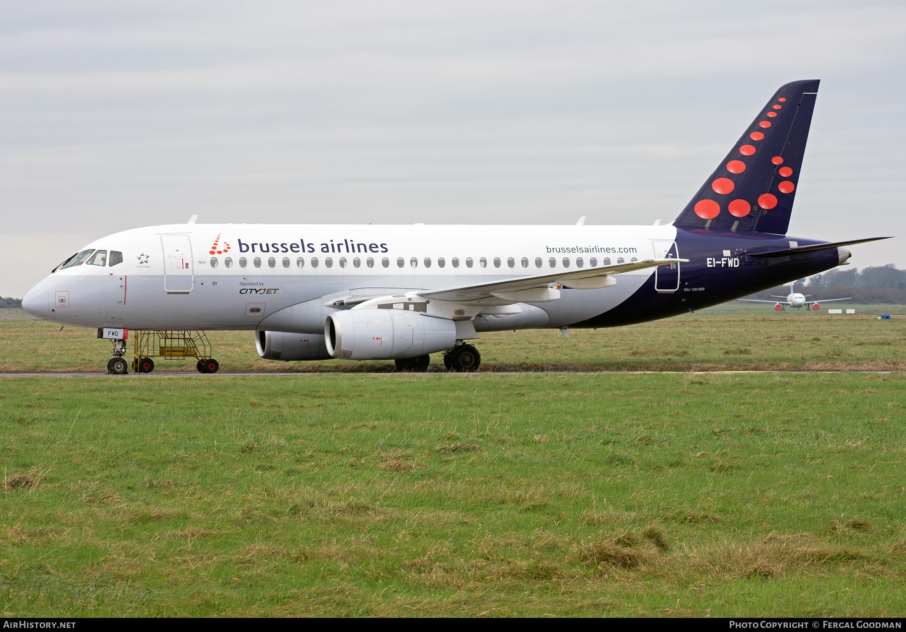 Aircraft Photo of EI-FWD | Sukhoi SSJ-100-95B Superjet 100 (RRJ-95B) | Brussels Airlines | AirHistory.net #115899