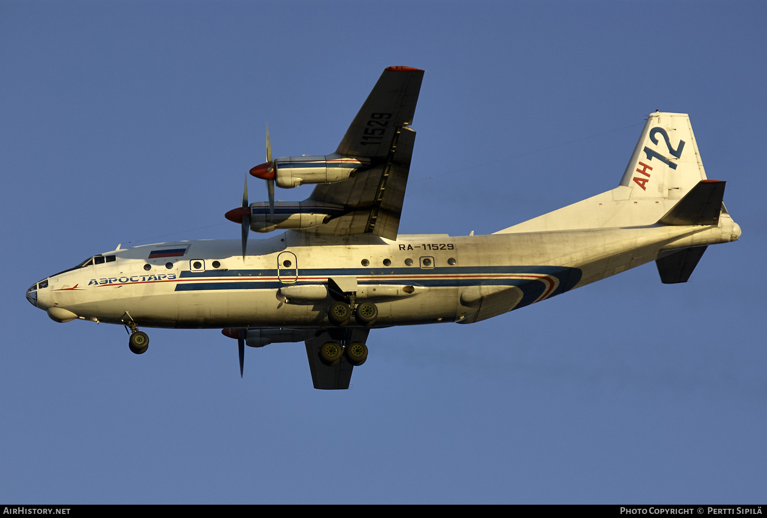 Aircraft Photo of RA-11529 | Antonov An-12BK | Airstars | AirHistory.net #115910
