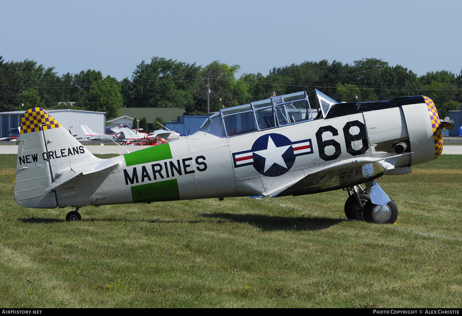 Aircraft Photo of N4983N | North American AT-6D Texan | USA - Marines | AirHistory.net #116007