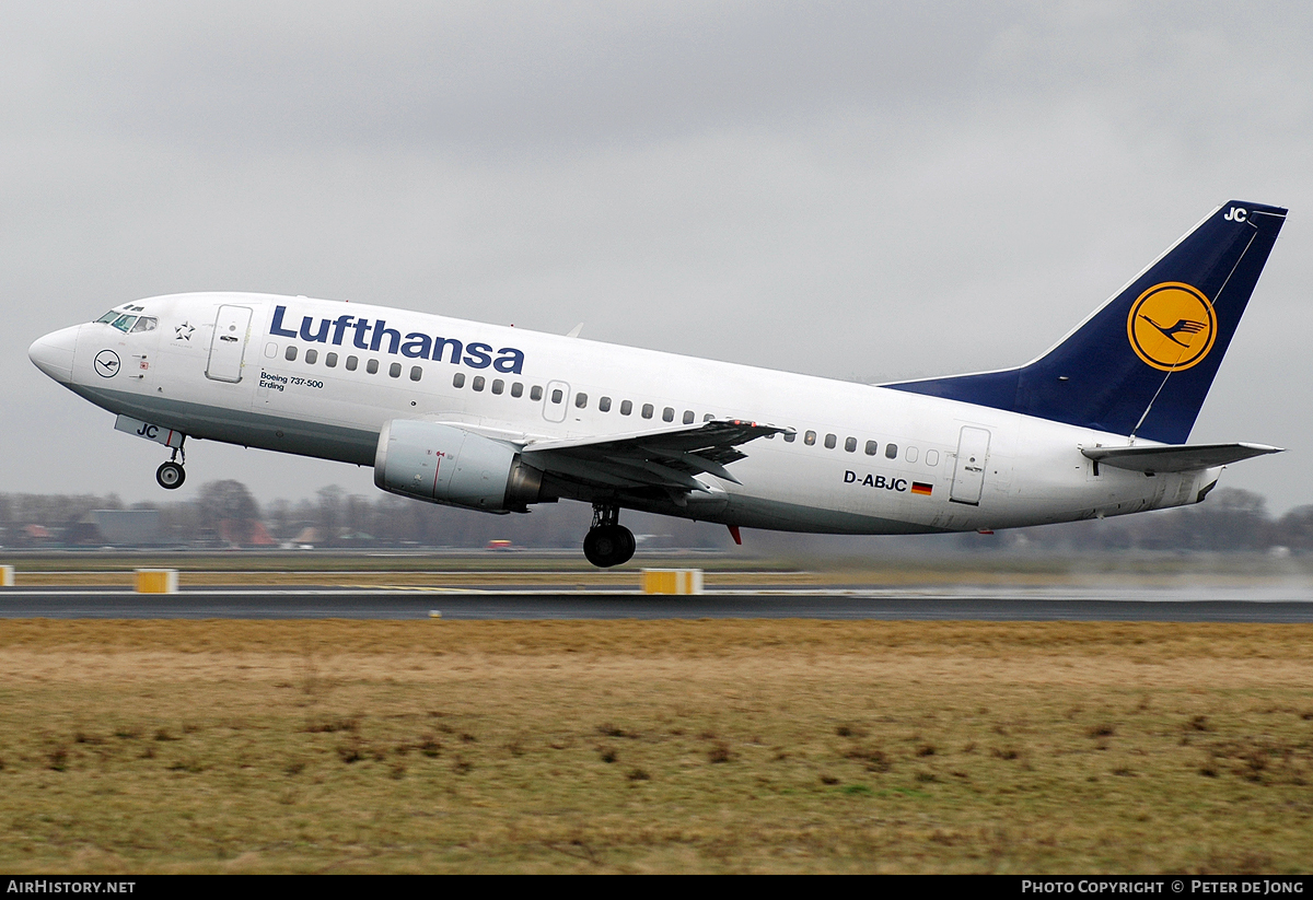 Aircraft Photo of D-ABJC | Boeing 737-530 | Lufthansa | AirHistory.net #116022