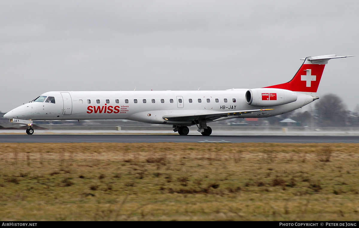 Aircraft Photo of HB-JAY | Embraer ERJ-145LU (EMB-145LU) | Swiss International Air Lines | AirHistory.net #116030