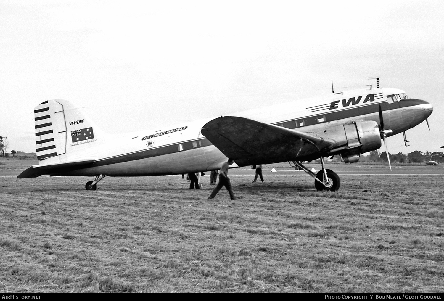 Aircraft Photo of VH-EWF | Douglas DC-3(C) | East-West Airlines | AirHistory.net #116059