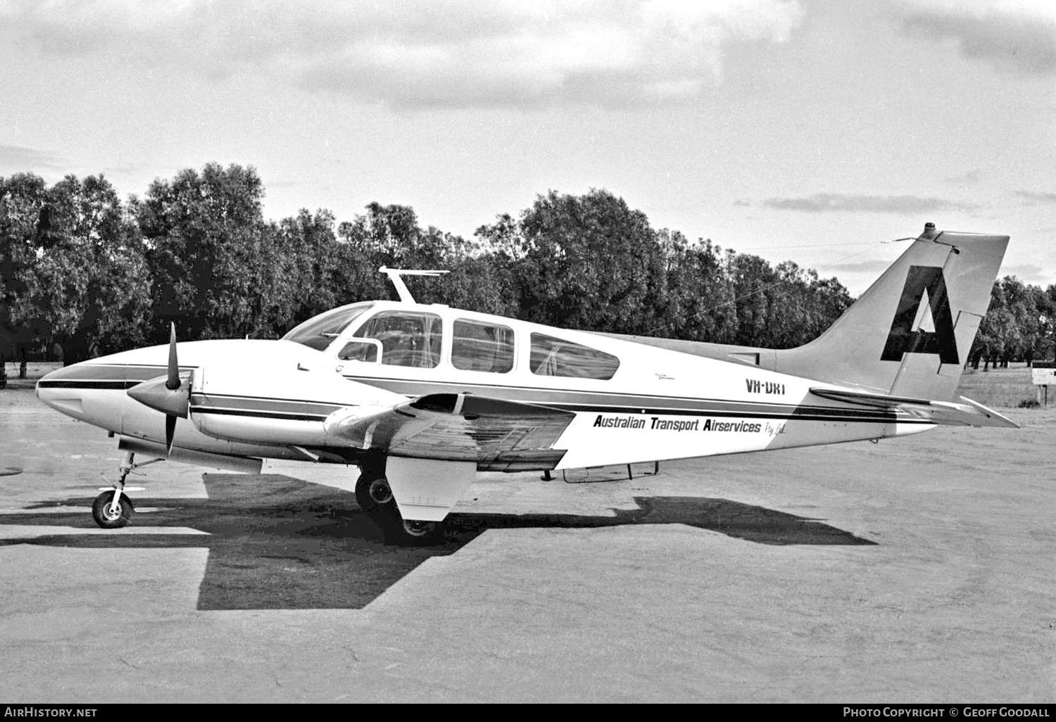 Aircraft Photo of VH-DRT | Beech D55 Baron | Australian Transport Airservices - ATA | AirHistory.net #116078