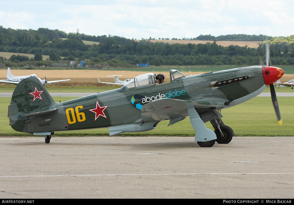 Aircraft Photo of N82112 / 06 yellow | Yakovlev Yak-9UM | Soviet Union - Air Force | AirHistory.net #116085