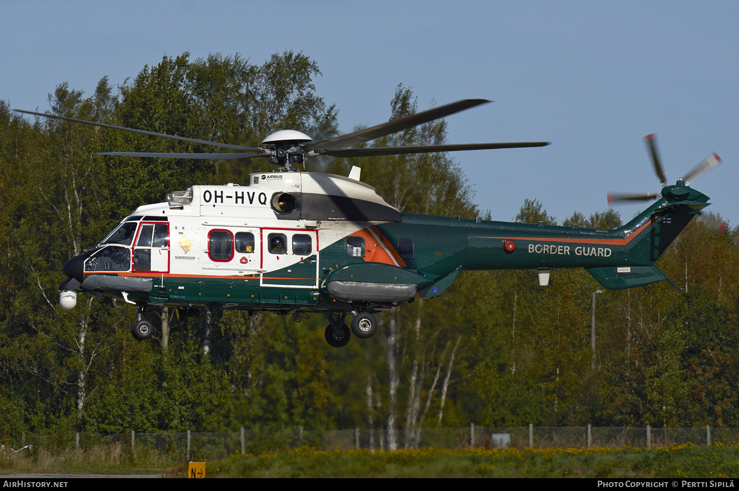 Aircraft Photo of OH-HVQ | Aerospatiale AS-332L1e Super Puma | Rajavartiolaitos - Finnish Border Guard | AirHistory.net #116108