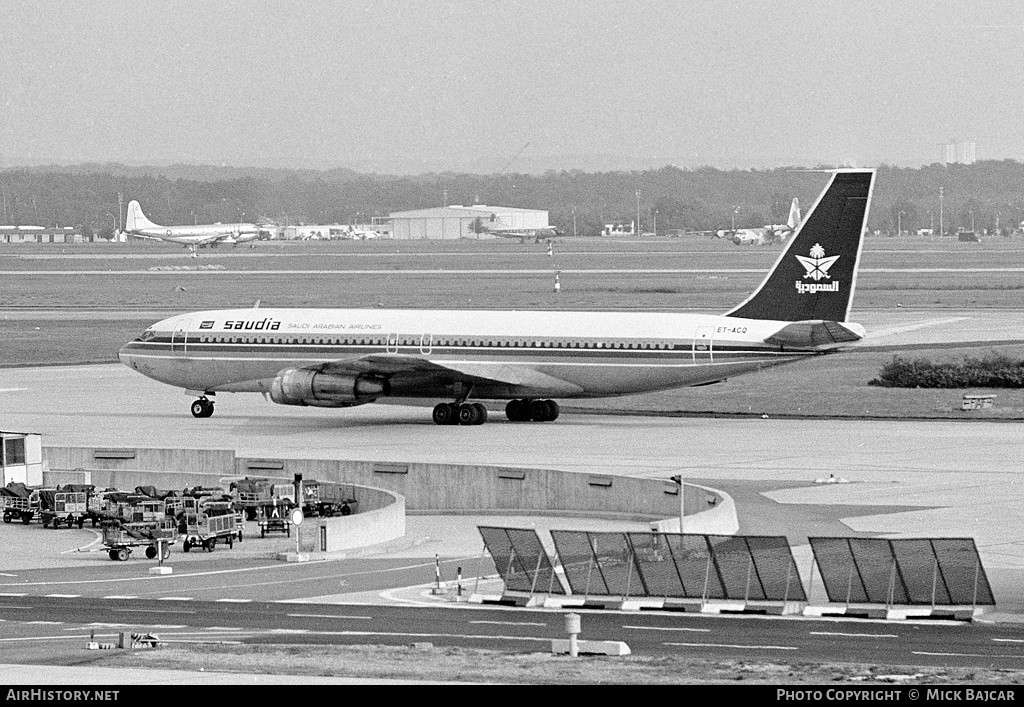 Aircraft Photo of ET-ACQ | Boeing 707-379C | Saudia - Saudi Arabian Airlines | AirHistory.net #116111