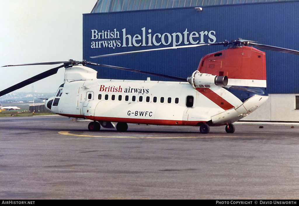 Aircraft Photo of G-BWFC | Boeing Vertol 234LR | British Airways Helicopters | AirHistory.net #116115