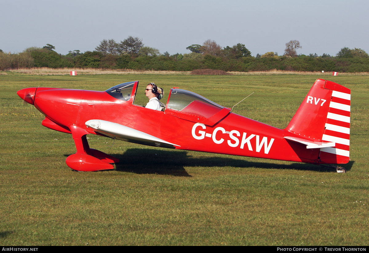 Aircraft Photo of G-CSKW | Van's RV-7 | AirHistory.net #116161