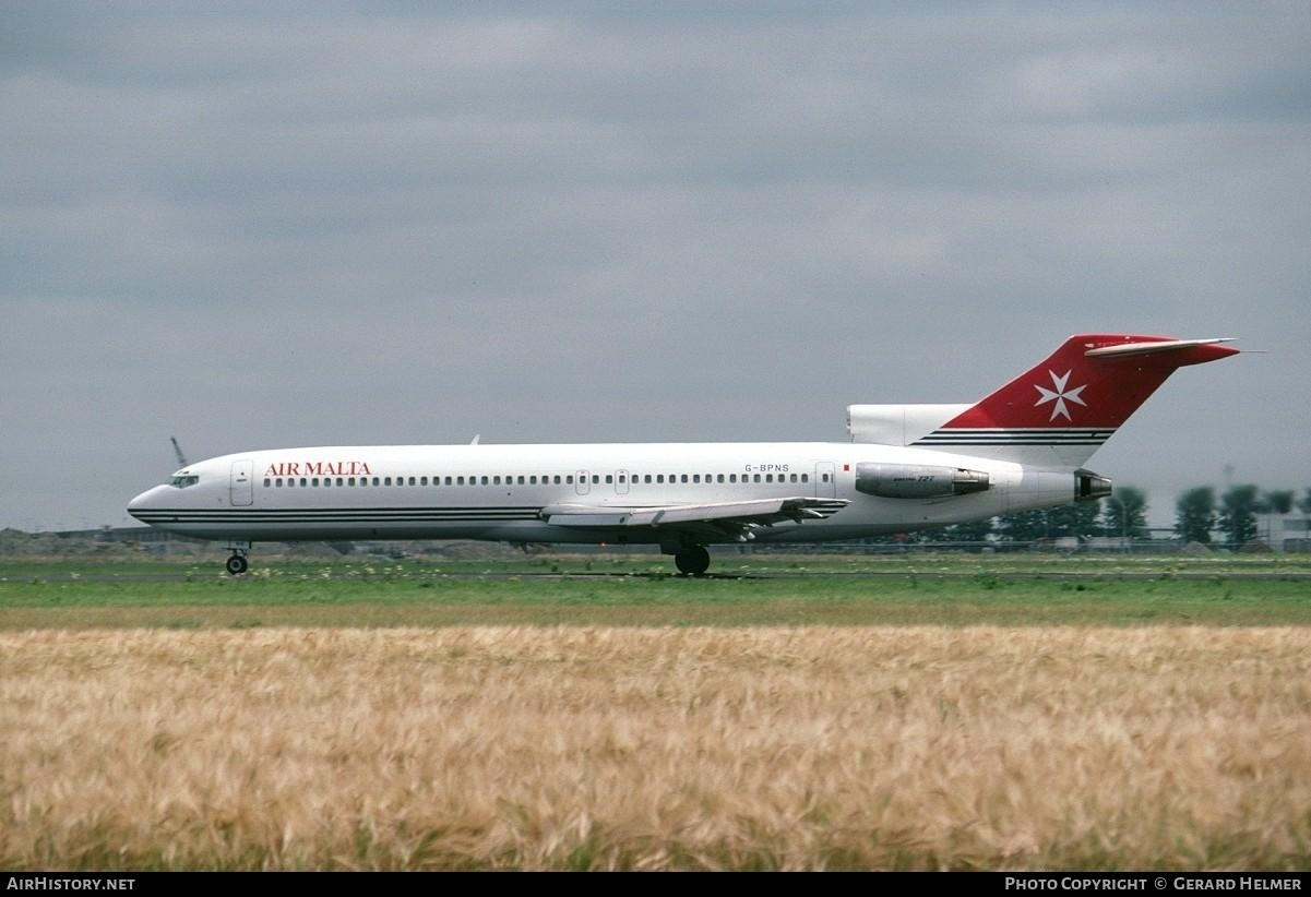 Aircraft Photo of G-BPNS | Boeing 727-277/Adv | Air Malta | AirHistory.net #116168