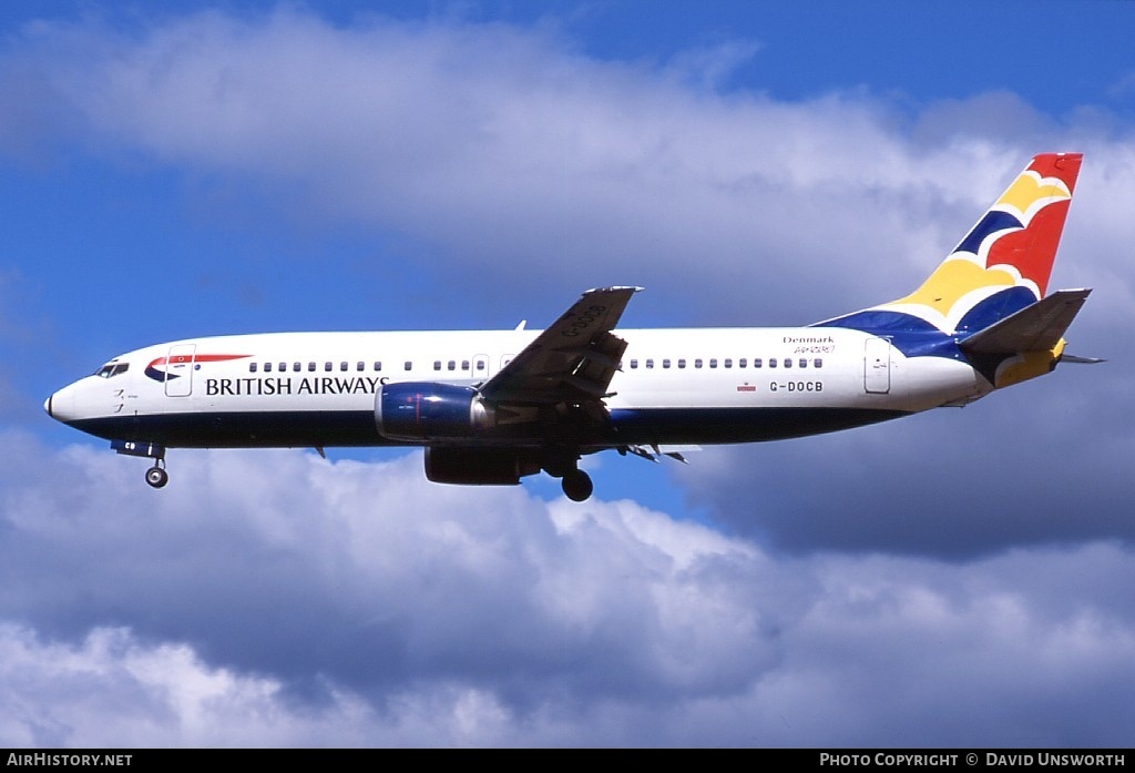 Aircraft Photo of G-DOCB | Boeing 737-436 | British Airways | AirHistory.net #116178