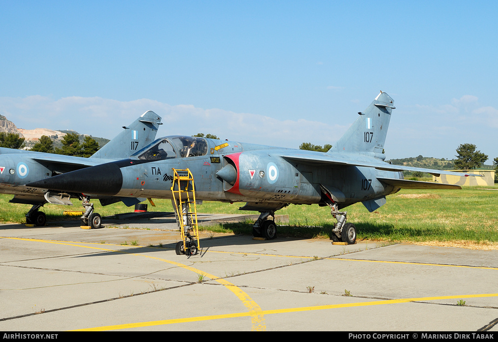 Aircraft Photo of 107 | Dassault Mirage F1CG | Greece - Air Force | AirHistory.net #116185