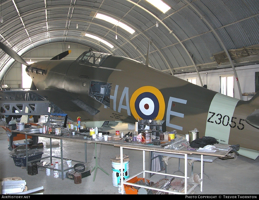 Aircraft Photo of Z3055 | Hawker Hurricane Mk2A | UK - Air Force | AirHistory.net #116187