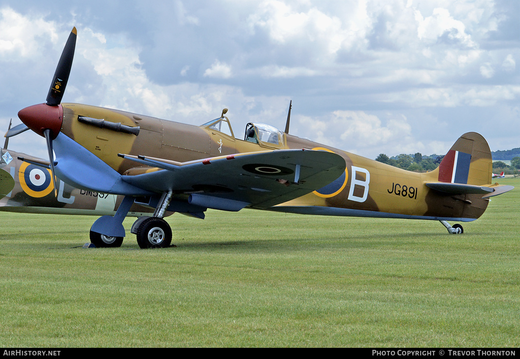 Aircraft Photo of G-LFVC / JG891 | Supermarine 349 Spitfire LF5C | UK - Air Force | AirHistory.net #116194