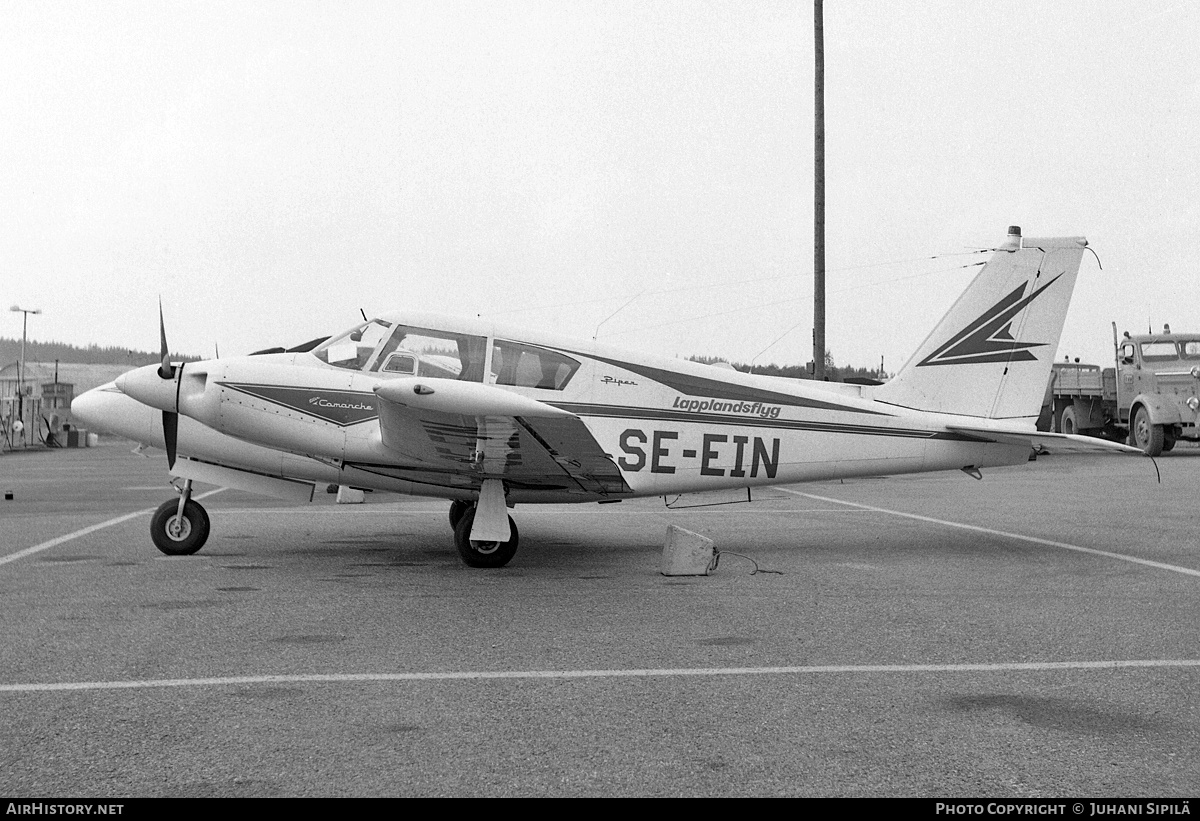 Aircraft Photo of SE-EIN | Piper PA-30-160 Twin Comanche | Lapplandsflyg | AirHistory.net #116203