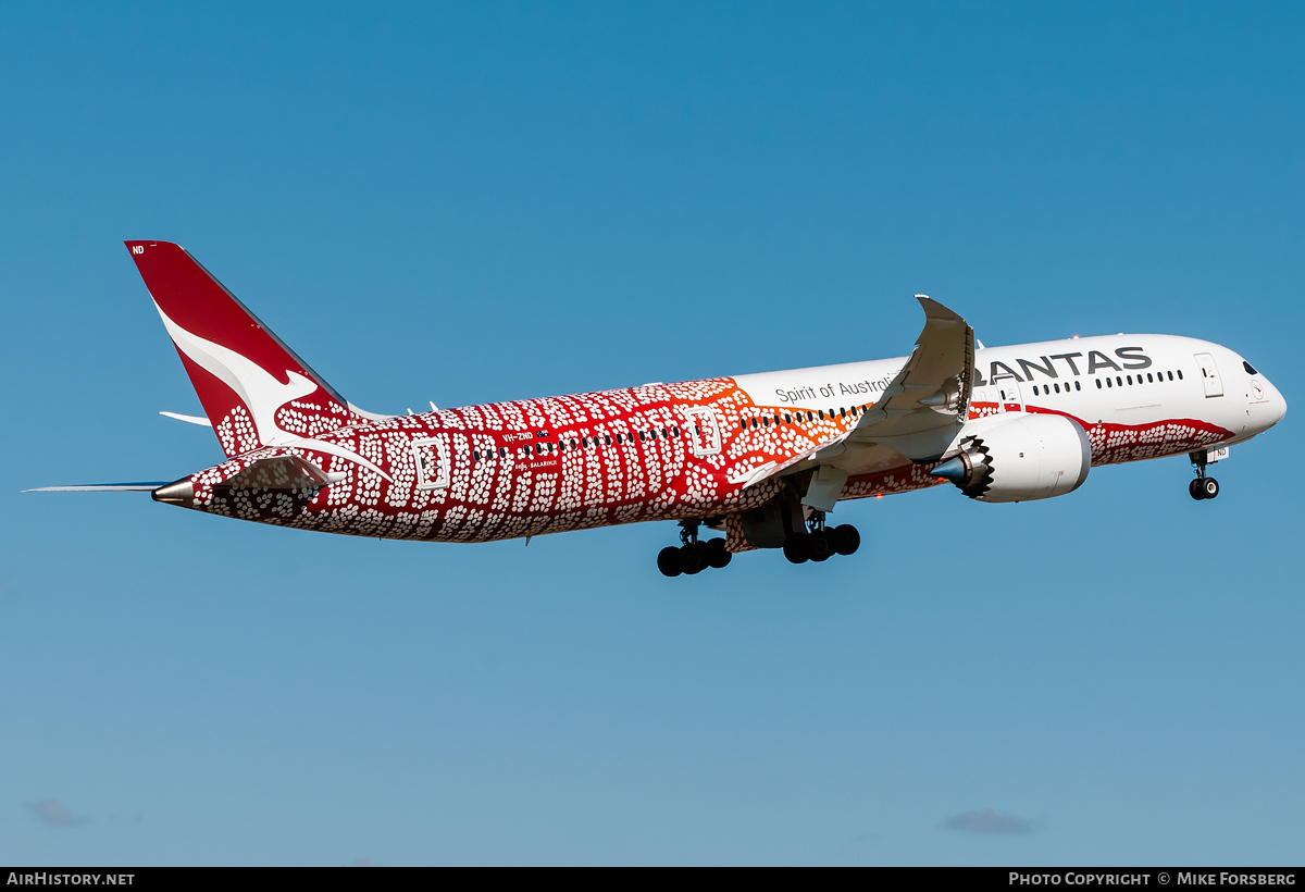 Aircraft Photo of VH-ZND | Boeing 787-9 Dreamliner | Qantas | AirHistory.net #116212