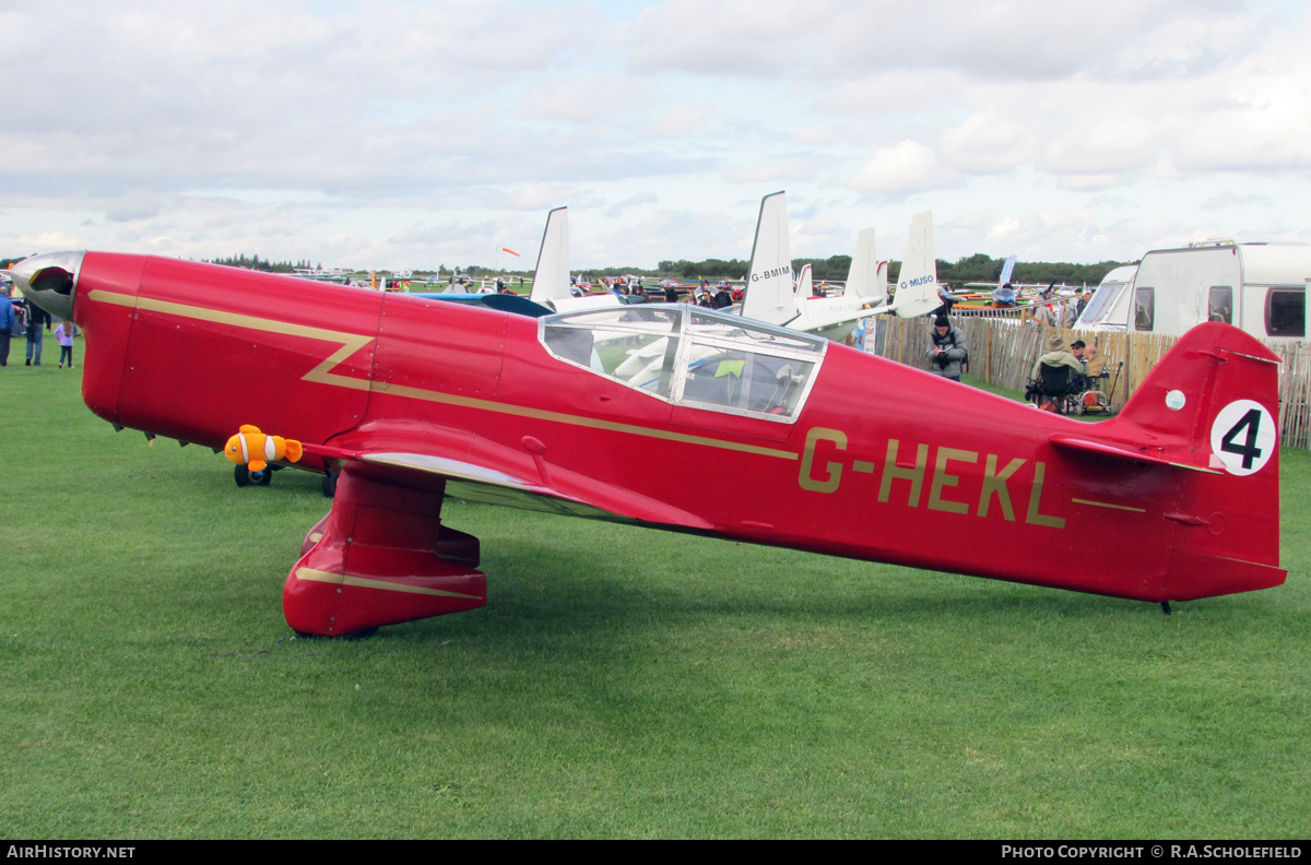 Aircraft Photo of G-HEKL | Percival E.2 Replica Mew Gull | AirHistory.net #116241