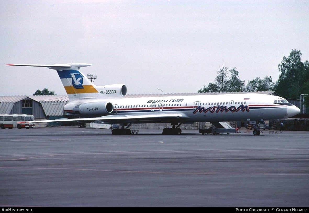 Aircraft Photo of RA-85800 | Tupolev Tu-154M | Buryatia Motom | AirHistory.net #116246