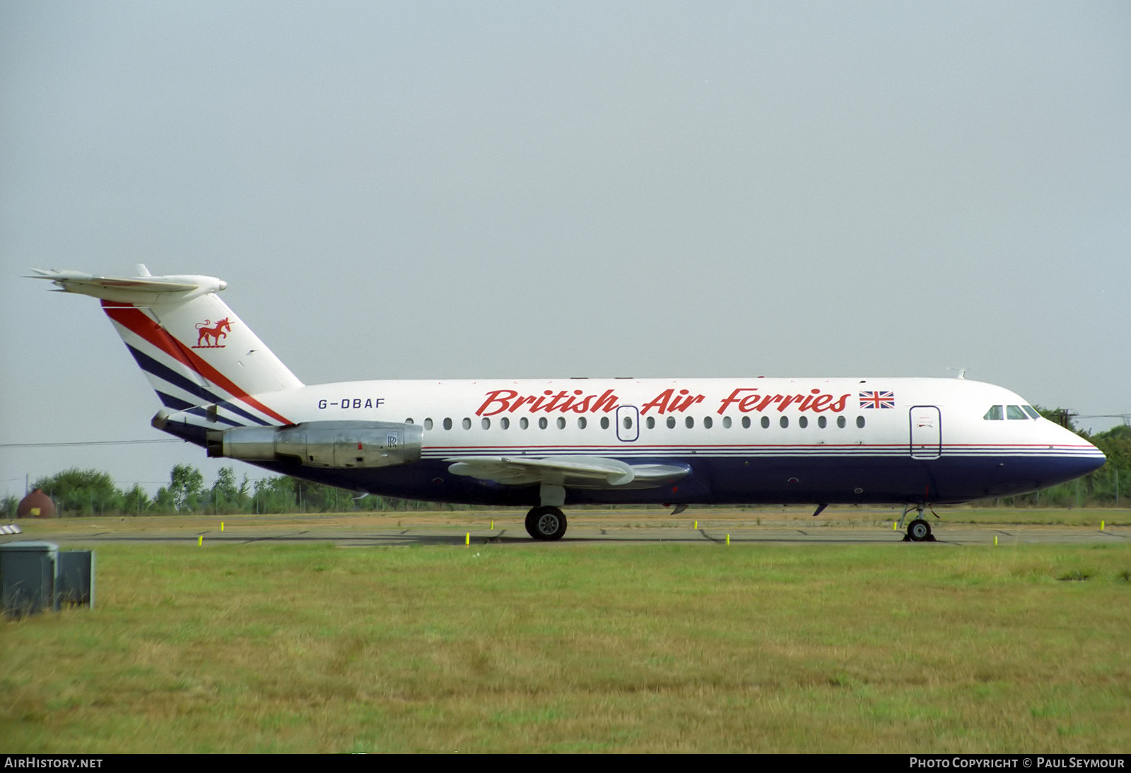 Aircraft Photo of G-DBAF | BAC 111-201AC One-Eleven | British Air Ferries - BAF | AirHistory.net #116262