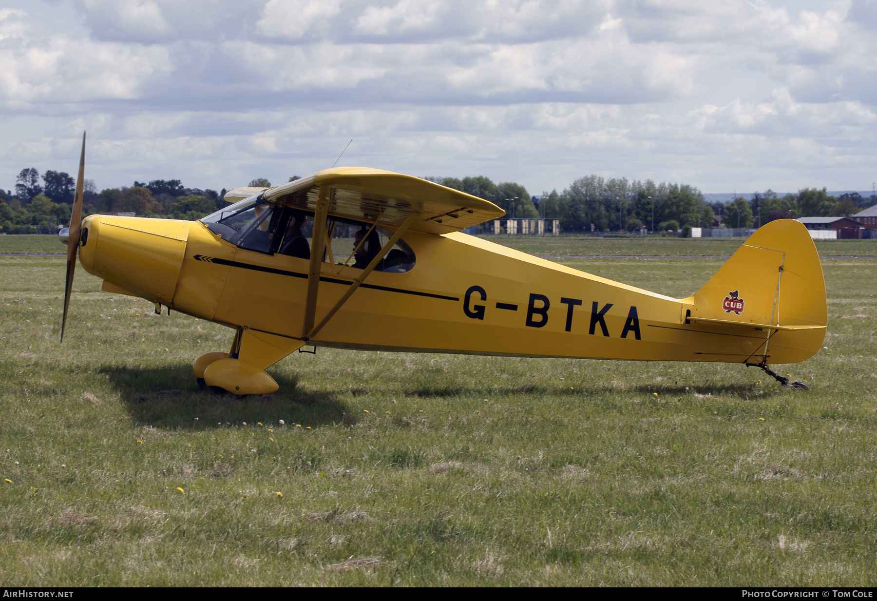 Aircraft Photo of G-BTKA | Piper J-5A Cub Cruiser | AirHistory.net