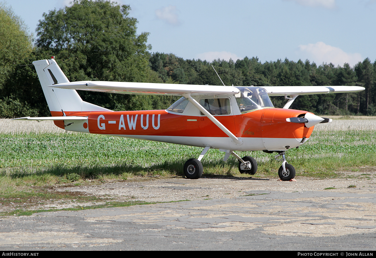 Aircraft Photo of G-AWUU | Reims F150J | AirHistory.net #116283