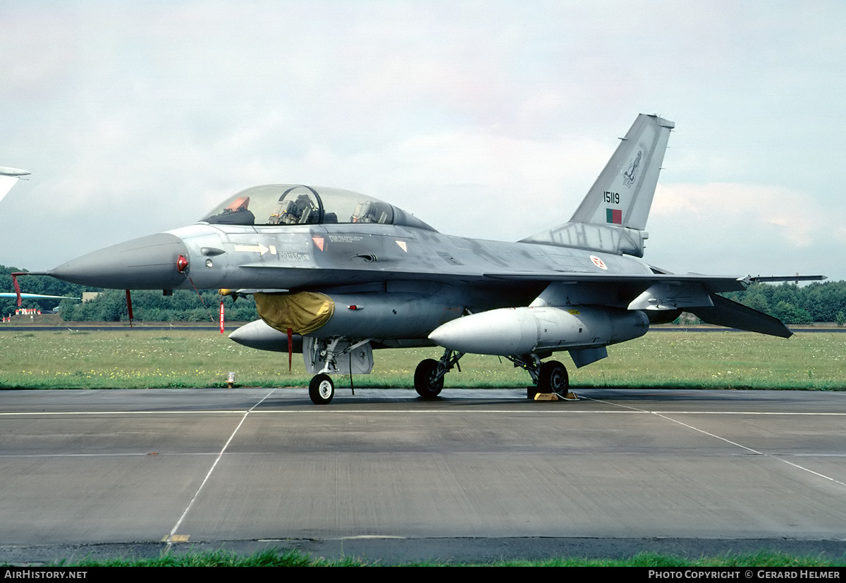 Aircraft Photo of 15119 | Lockheed F-16B Fighting Falcon | Portugal - Air Force | AirHistory.net #116333