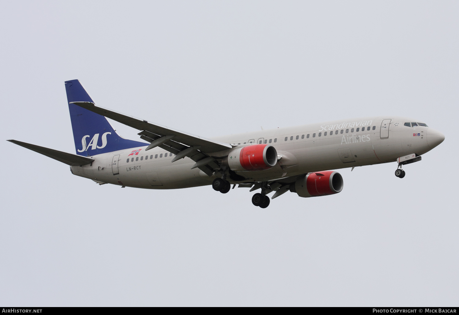 Aircraft Photo of LN-RCY | Boeing 737-883 | Scandinavian Airlines - SAS | AirHistory.net #116346