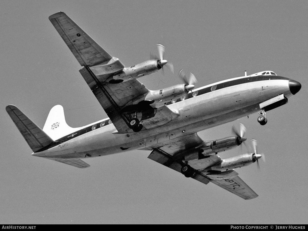 Aircraft Photo of G-APTC | Vickers 833 Viscount | British United Airways - BUA | AirHistory.net #116357