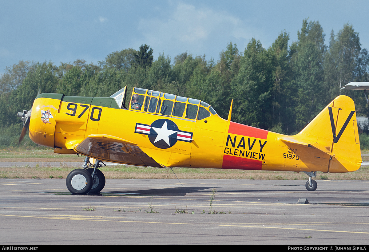 Aircraft Photo of G-TXAN / 51970 | North American AT-6D Harvard III | USA - Navy | AirHistory.net #116364