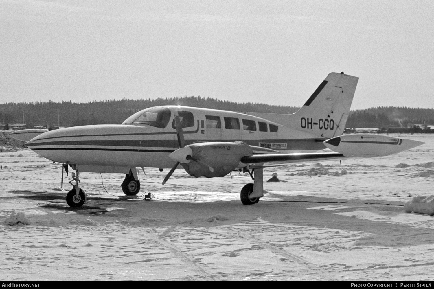 Aircraft Photo of OH-CGQ | Cessna 402B Businessliner | Tampereen Lentopalvelu | AirHistory.net #116389