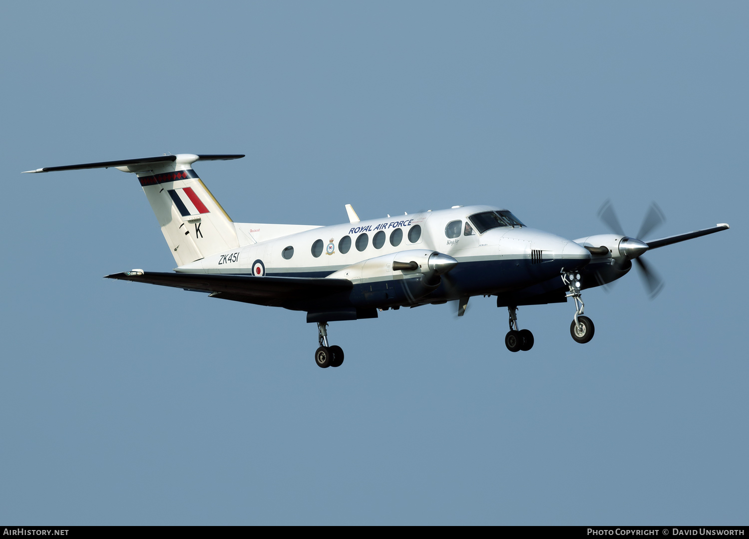 Aircraft Photo of ZK451 | Raytheon B200 King Air | UK - Air Force | AirHistory.net #116401