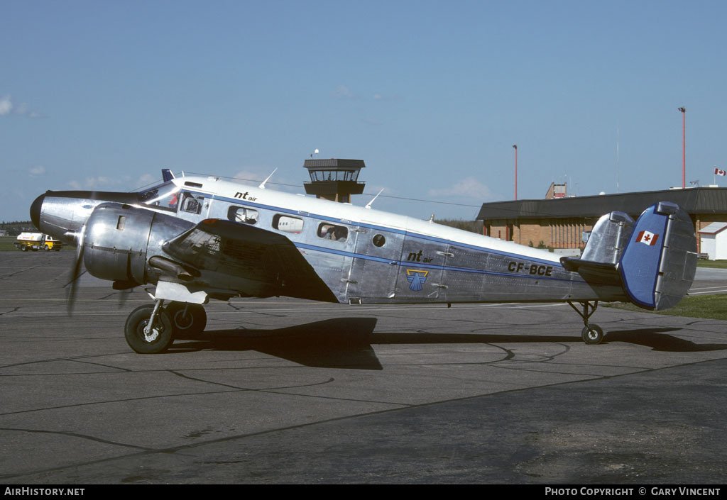 Aircraft Photo of CF-BCE | Beech D18S | NT Air - Northern Thunderbird Air | AirHistory.net #116405