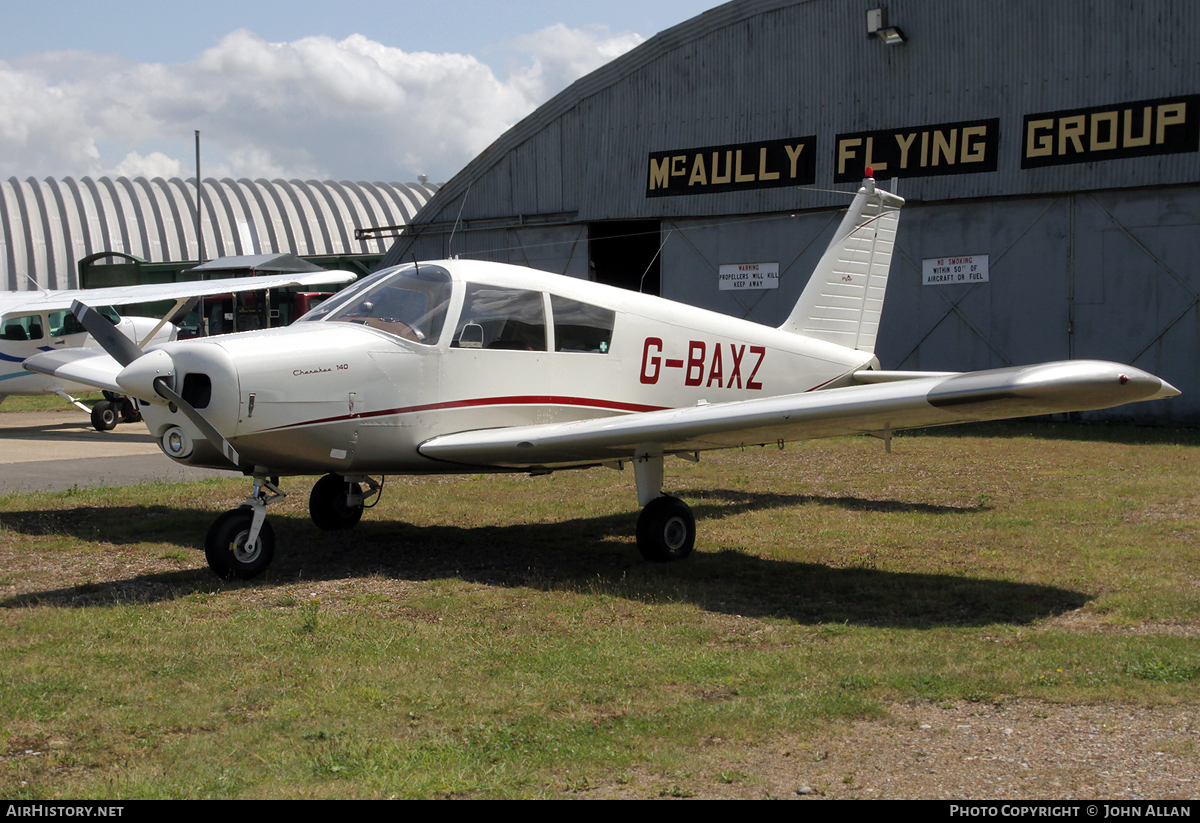 Aircraft Photo of G-BAXZ | Piper PA-28-140 Cherokee | AirHistory.net #116433