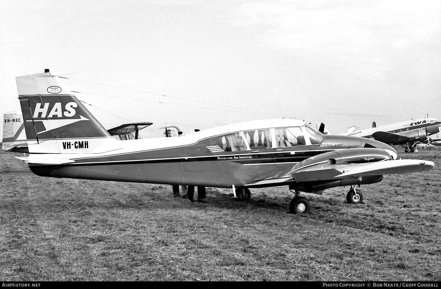 Aircraft Photo of VH-CMH | Piper PA-23-250 Aztec B | Hazelton Air Services - HAS | AirHistory.net #116434