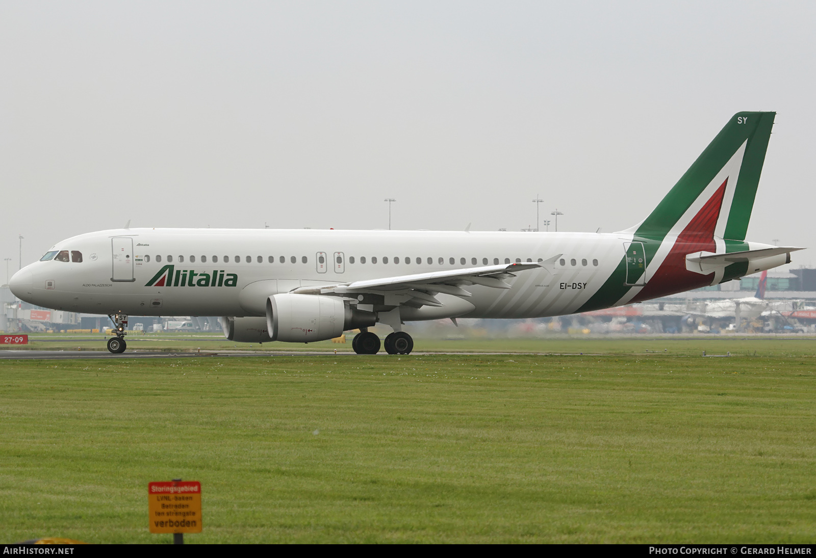 Aircraft Photo of EI-DSY | Airbus A320-216 | Alitalia | AirHistory.net #116466