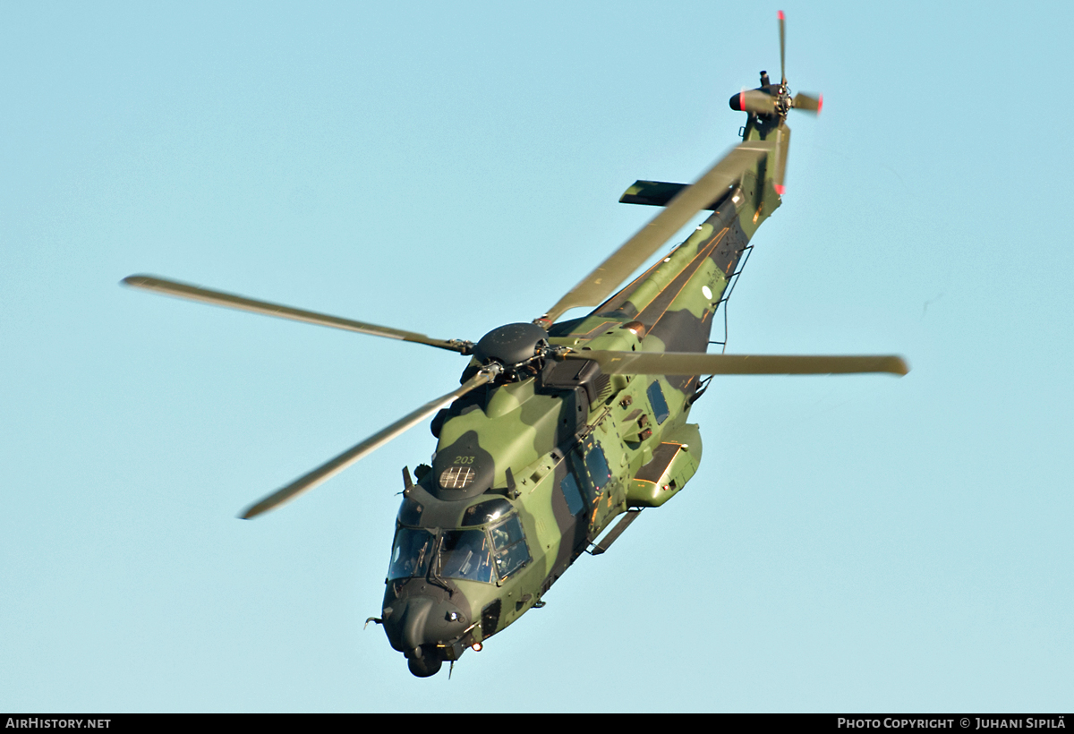 Aircraft Photo of NH-203 | NHI NH90 TTT | Finland - Army | AirHistory.net #116494