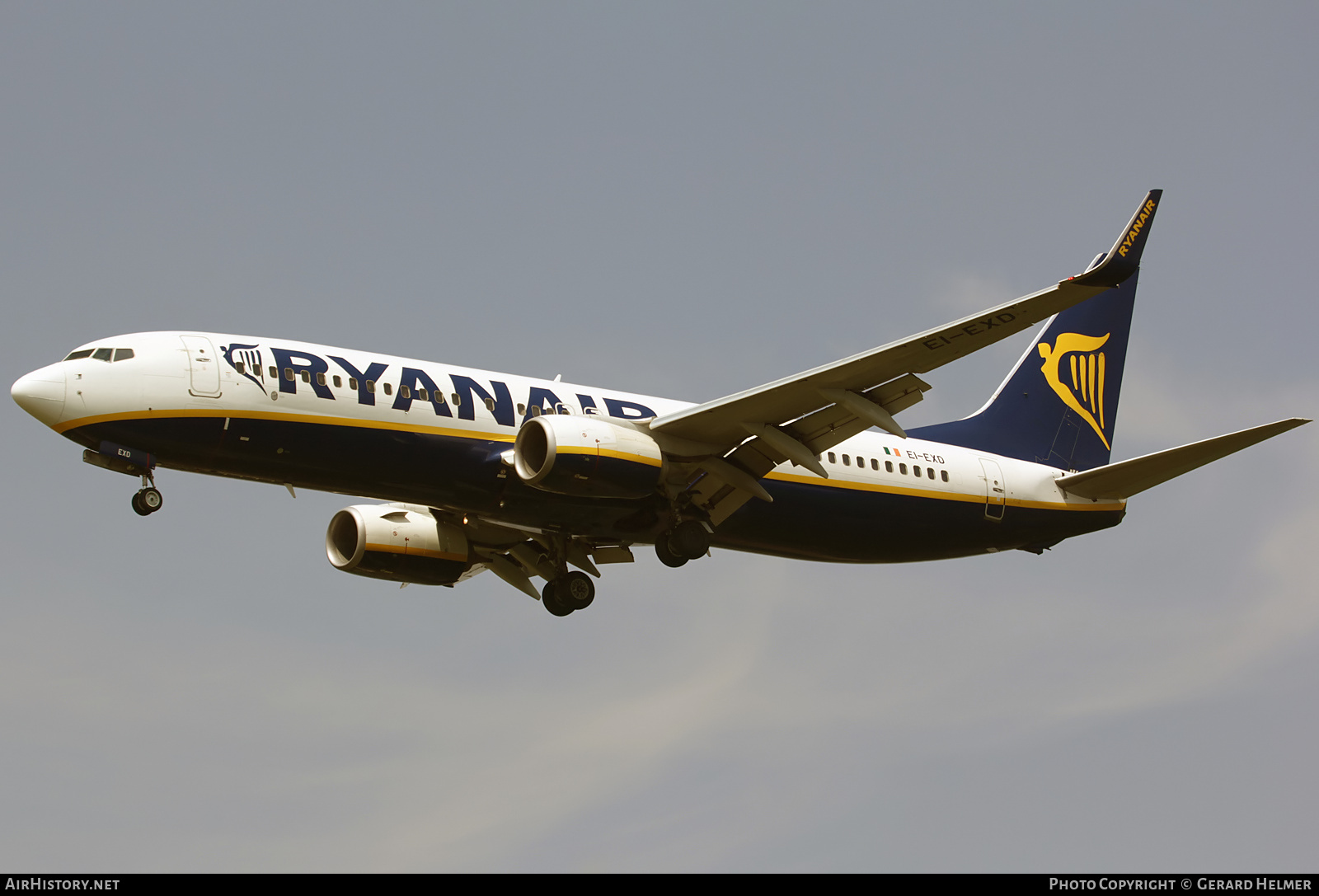 Aircraft Photo of EI-EXD | Boeing 737-8AS | Ryanair | AirHistory.net #116515