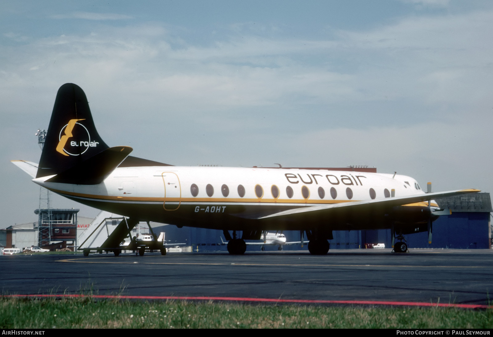 Aircraft Photo of G-AOHT | Vickers 802 Viscount | Euroair | AirHistory.net #116528