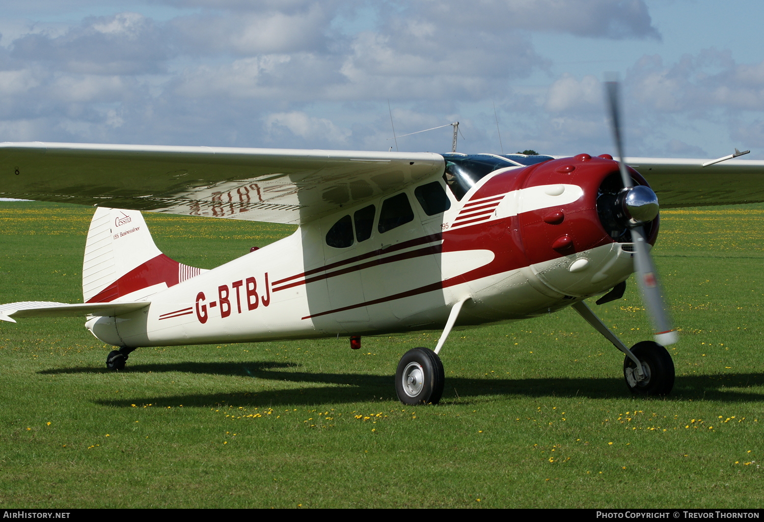 Aircraft Photo of G-BTBJ | Cessna 195B | AirHistory.net #116559
