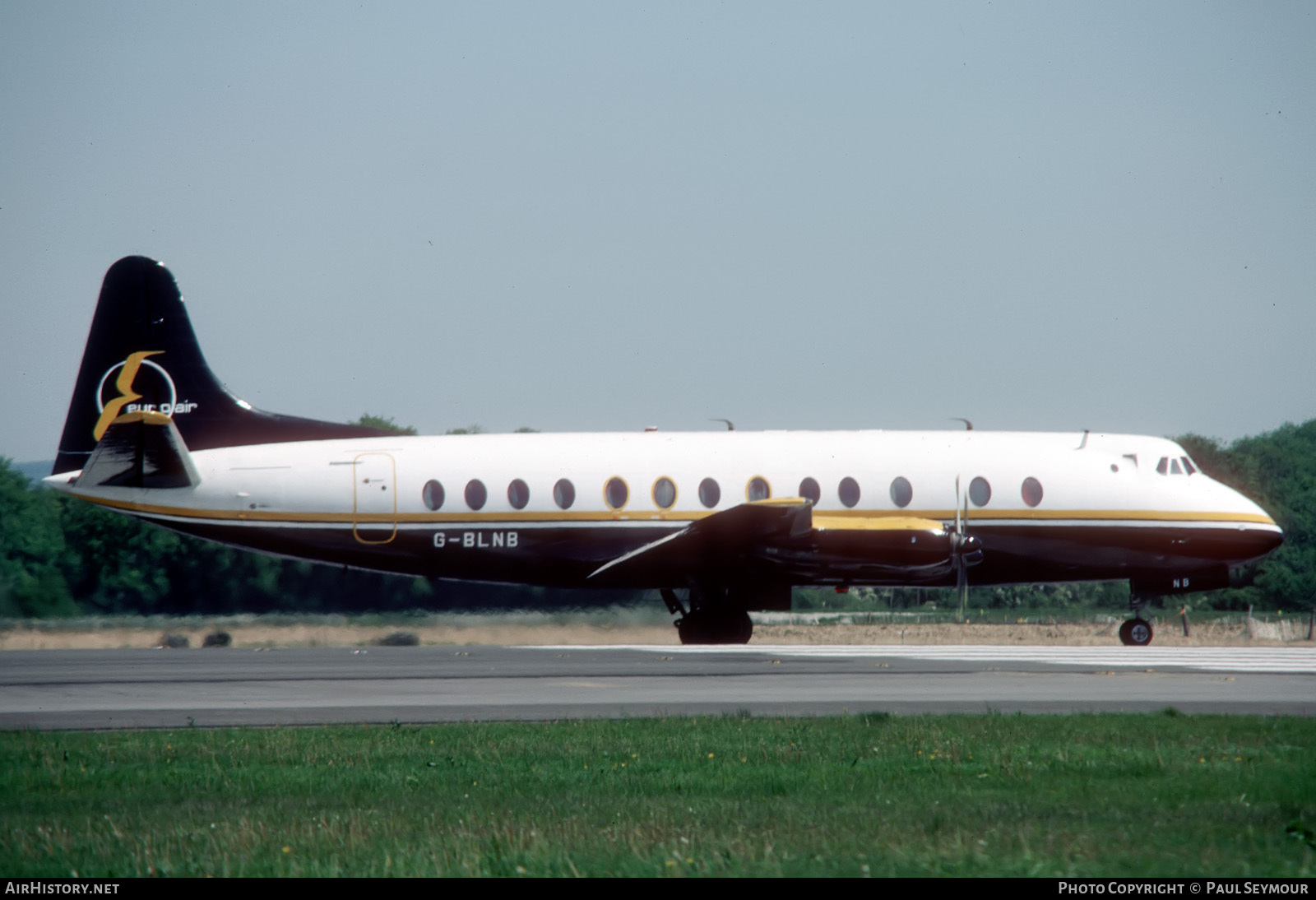 Aircraft Photo of G-BLNB | Vickers 802 Viscount | Euroair | AirHistory.net #116568