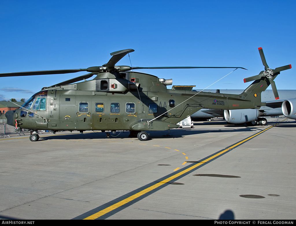 Aircraft Photo of ZJ990 | AgustaWestland EH101-512 Merlin HC3A | UK - Air Force | AirHistory.net #116597