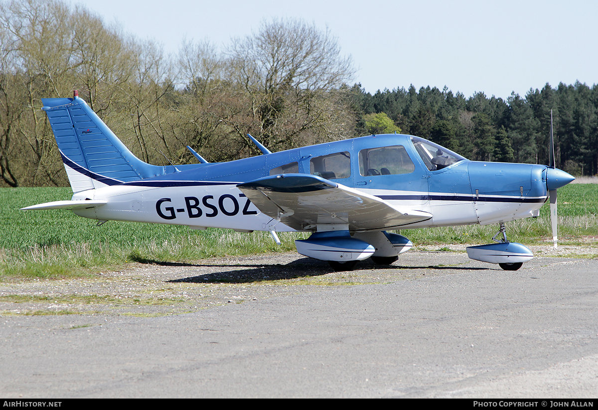 Aircraft Photo of G-BSOZ | Piper PA-28-161 Cherokee Warrior II | AirHistory.net #116609