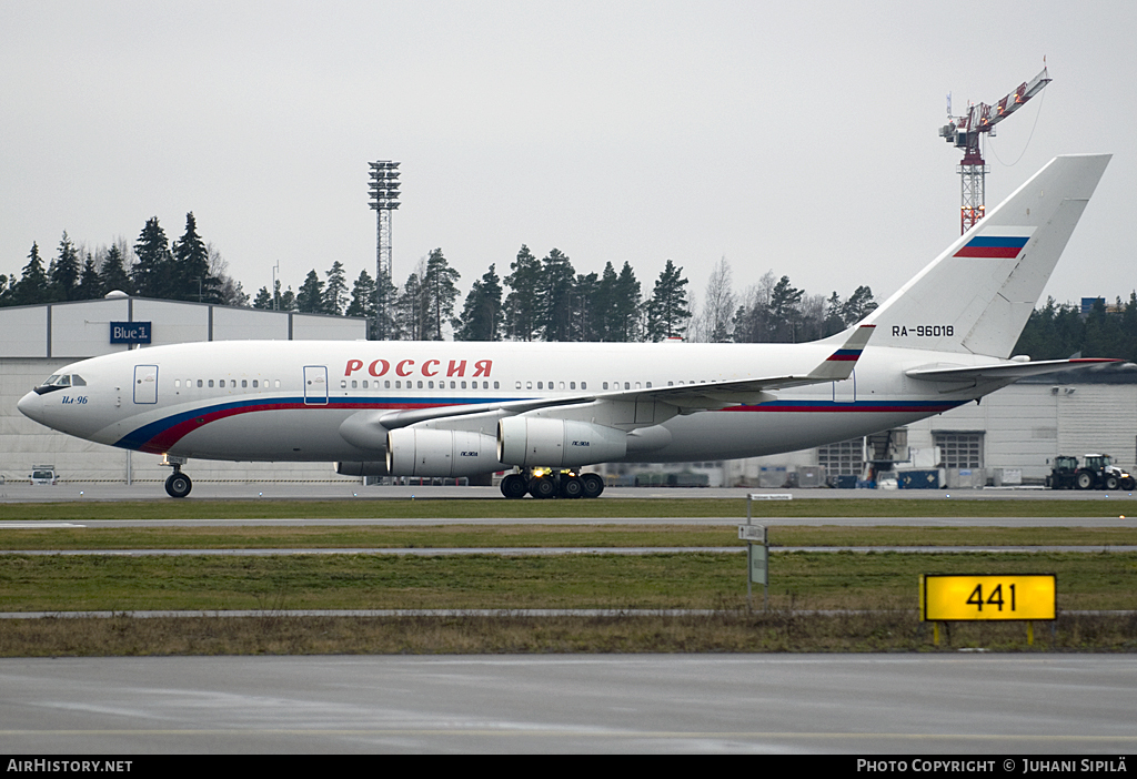 Aircraft Photo of RA-96018 | Ilyushin Il-96-300 | Rossiya - Special Flight Detachment | AirHistory.net #116646