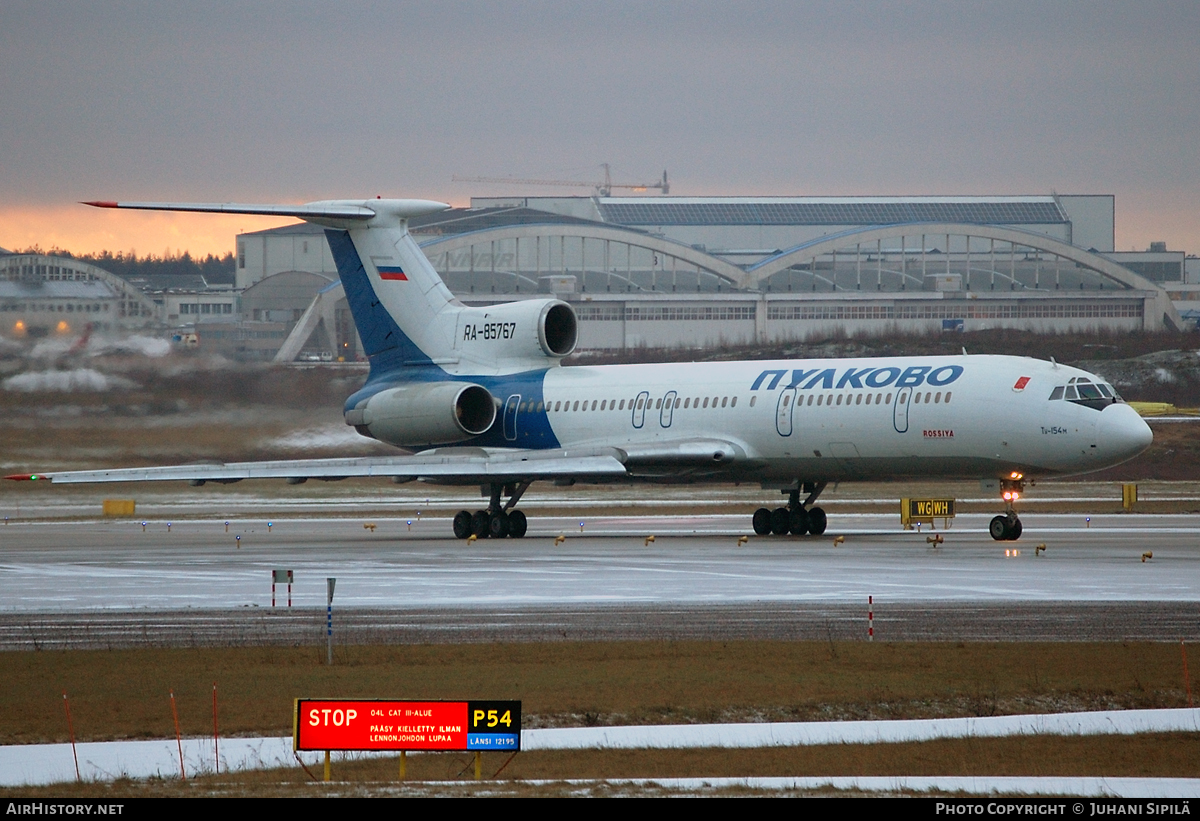Aircraft Photo of RA-85767 | Tupolev Tu-154M | Pulkovo Airlines | AirHistory.net #116651
