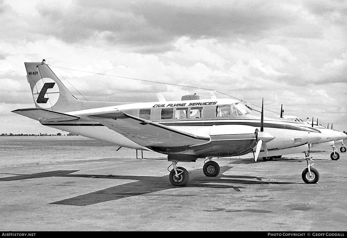 Aircraft Photo of VH-ASY | Beech A65-8200 Commuter | Civil Flying Services | AirHistory.net #116657